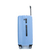 3 Piece Lightweight Suitcase Set with 360° Double Spinner Wheels, TSA Lock, and Two Hooks - Light Blue (21/25/29)