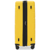 Luggage Sets 3 Piece Suitcase Set 20/24/28, Carry on Luggage Airline Approved, Hard Case with Spinner Wheels, Yellow and Black