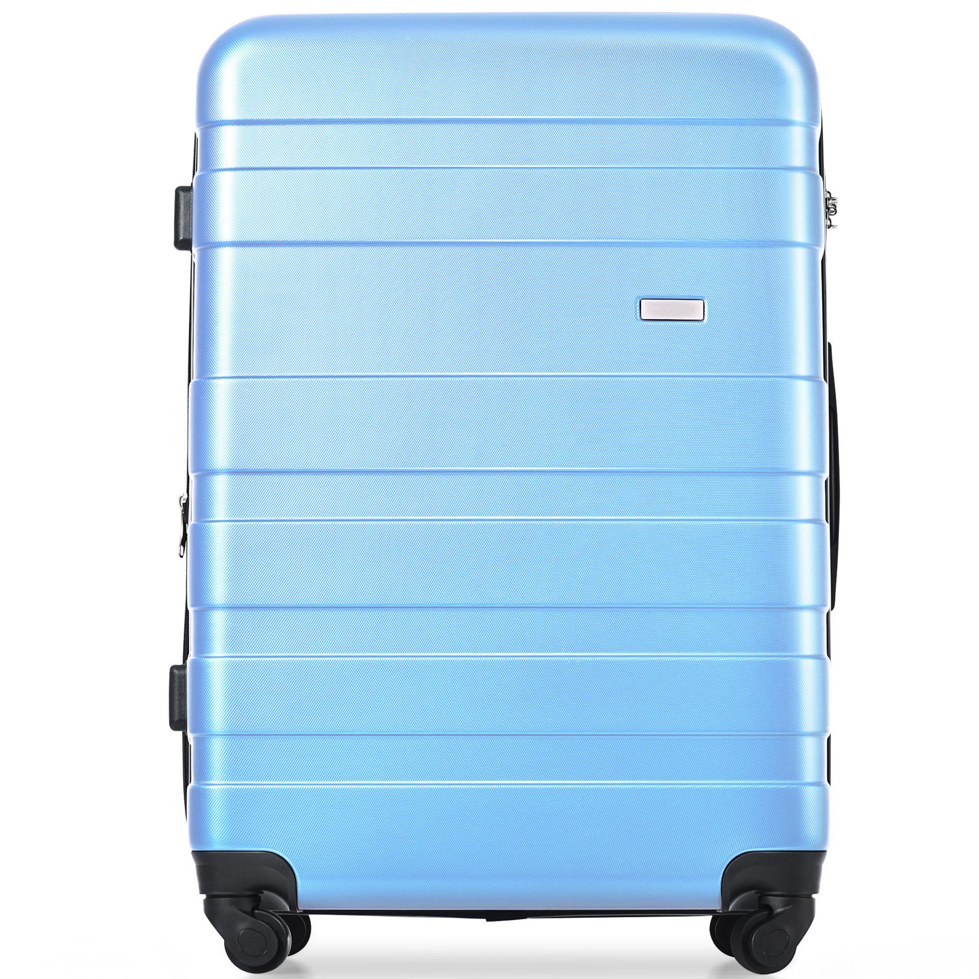 Luggage Sets - Expandable ABS Hardshell 3pcs Clearance Hardside Suitcase with TSA Lock, Spinner Wheels, Lightweight & Durable - 20''24''28'' (Sky Blue)