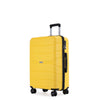 Hardshell Suitcase Spinner Wheels, Lightweight Durable Luggage Sets with TSA Lock, 3-Piece Set (20/24/28), Yellow