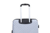 Expandable 3 Piece Lightweight Luggage Sets with Spinner Wheels, TSA Lock, and Two Hooks - Silver (21/25/29)