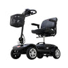 Four Wheel Compact Travel Mobility Scooter - 300W Motor, 300lbs Capacity, Gloss Black