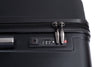 3 Piece Lightweight Suitcase Set with Spinner Wheels, TSA Lock, Two Hooks, (21/25/29) - Black