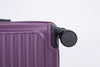 3 Piece Luggage Sets: Lightweight Suitcase with Hooks, 360° Double Spinner Wheels, TSA Lock (21/25/29) - Dark Purple