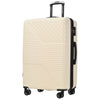 Hardshell Luggage Sets: 3-Piece Double Spinner Suitcase with TSA Lock, Lightweight 20''24''28''