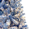 6FT Pre-Lit Artificial Fir ChristmasTree, Snow Flocked Xmas Tree with 750 Branch Tips - Festive Holiday Decor for a Merry Christmas Celebration - Ideal Size for Indoor Spaces