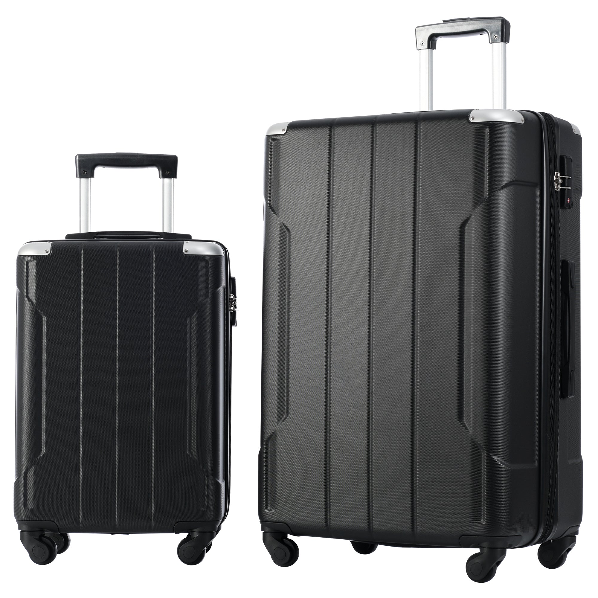 Hardshell Luggage Sets: 3 Pcs Spinner Suitcase with TSA Lock, Lightweight 20''24''28''