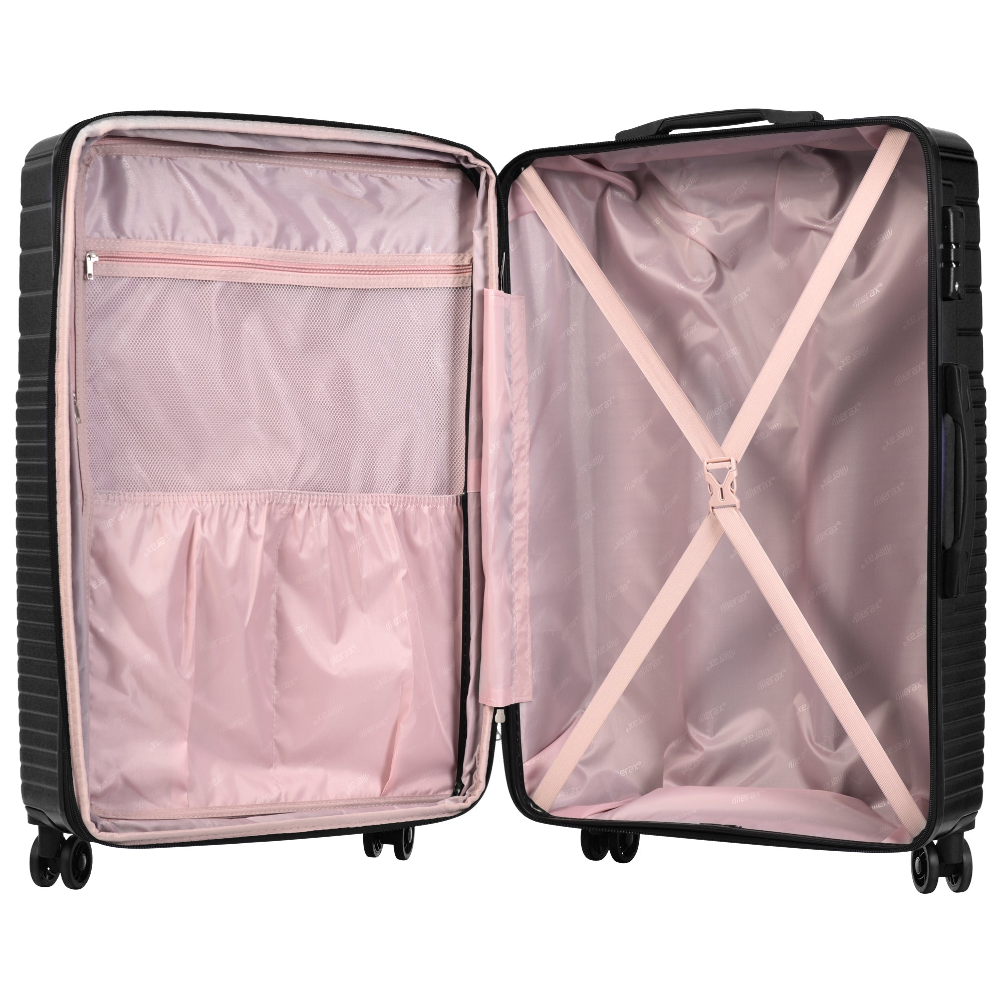 Hardshell Luggage Sets: Lightweight 20''24''28'' Suitcase with TSA Lock, 8 Wheels, and Double Spinner Technology