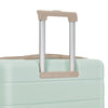 Luggage Sets 3 Piece Suitcase Set 20/24/28, Carry on Luggage Airline Approved, Hard Case with Spinner Wheels, Grey Green