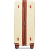 Luggage Sets 3 Piece Suitcase Set 20/24/28, Carry on Luggage Airline Approved, Hard Case with Spinner Wheels, Beige/Brown