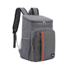 Large Capacity Heat Preservation Backpack Water-Proof Bag Grey - Spacious and Insulated Outdoor Gear for Exceptional Heat Retention