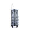 Expandable 3 Piece Lightweight & Durable Luggage Sets with Spinner Wheels, TSA Lock (21/25/29) Gray