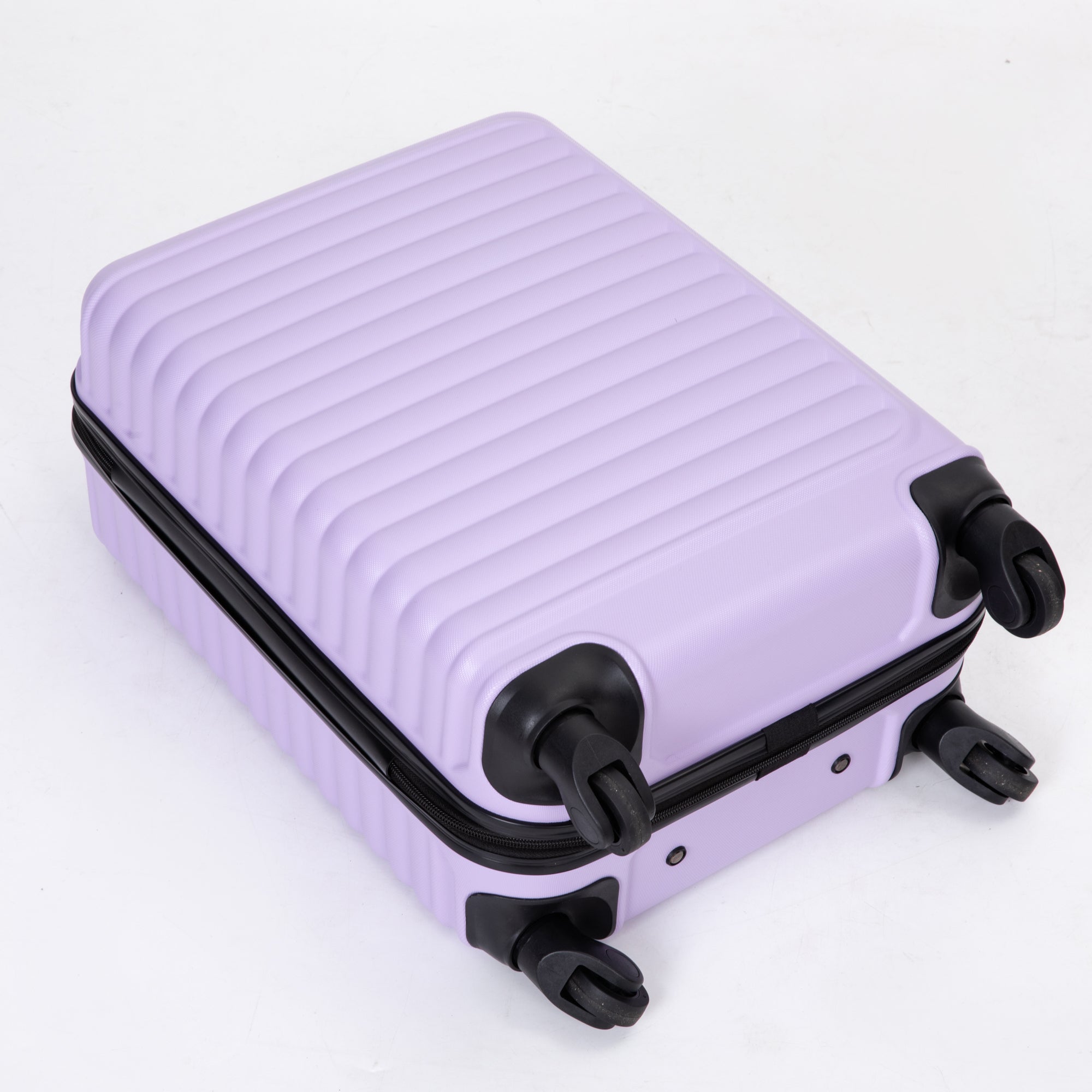 20" Carry on Luggage: Lightweight Suitcase with Spinner Wheels, Lavender Purple