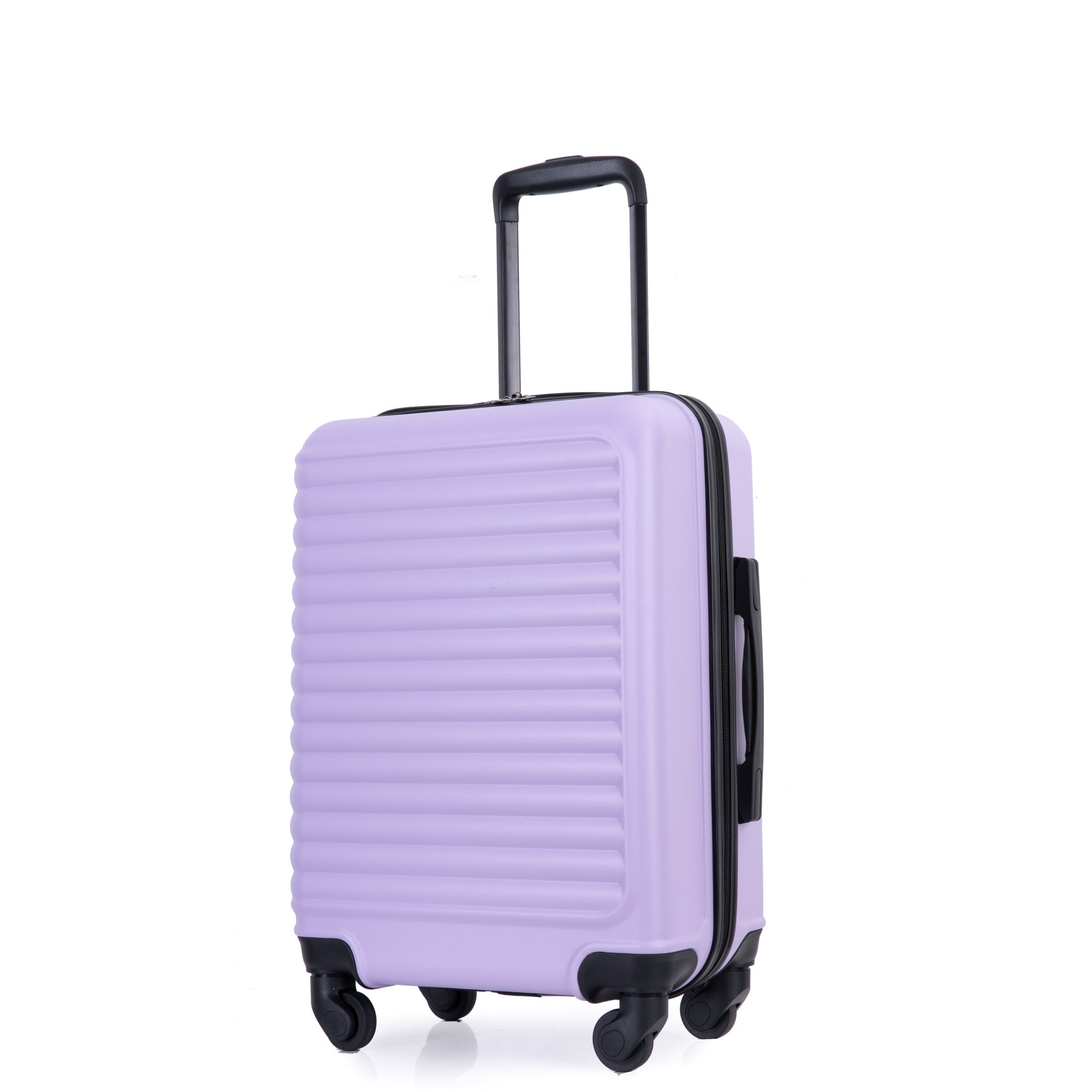 20" Carry on Luggage: Lightweight Suitcase with Spinner Wheels, Lavender Purple