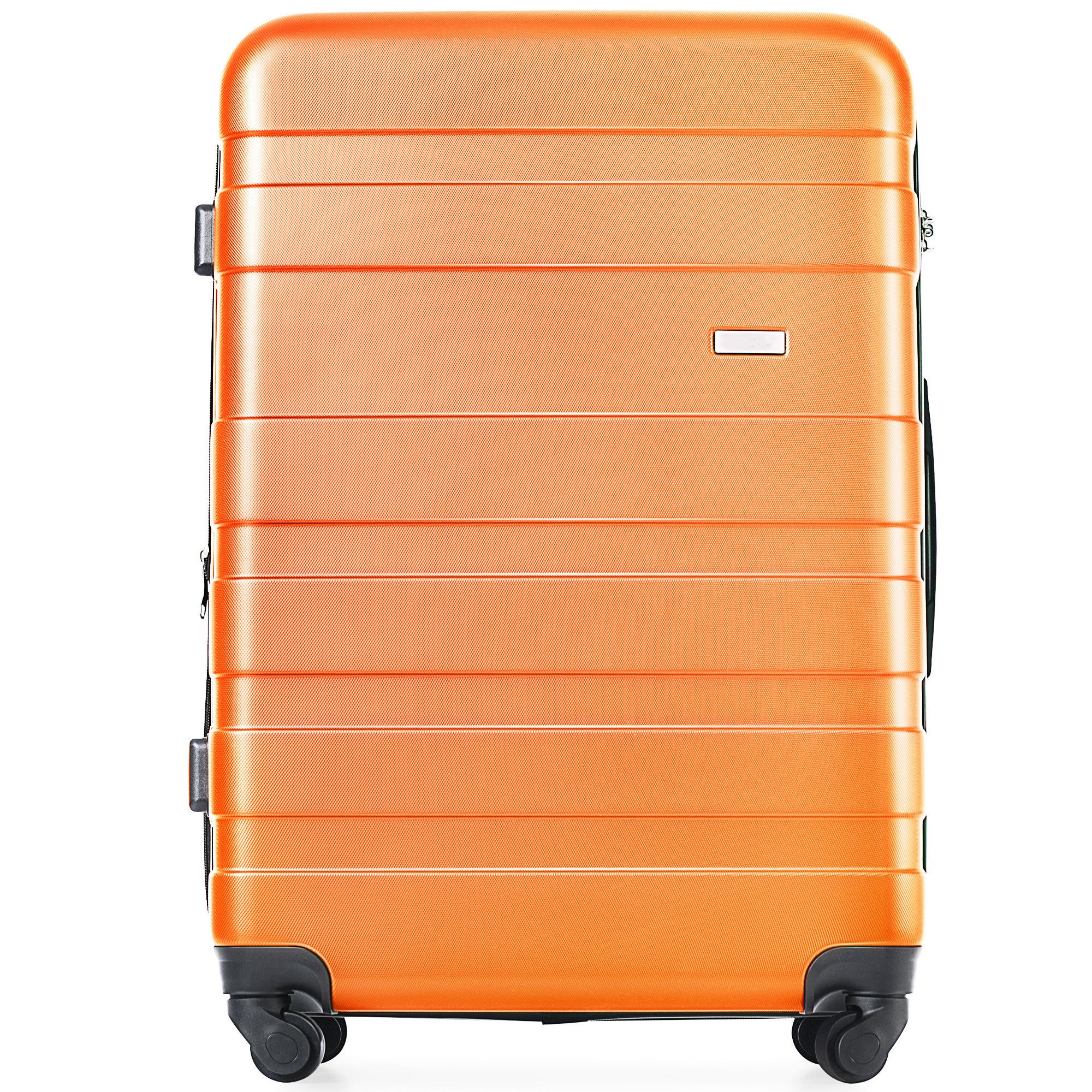 Luggage Sets - Expandable ABS Hardshell 3pcs Clearance Suitcase Sets - Lightweight, Durable, Spinner Wheels, TSA Lock - 20''24''28'' (Orange)