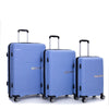 Hardshell Suitcase Double Spinner Wheels PP Luggage Sets Lightweight Durable Suitcase with TSA Lock, 3-Piece Set - Purplish Blue: Secure and Stylish Travel Gear (20/24/28)