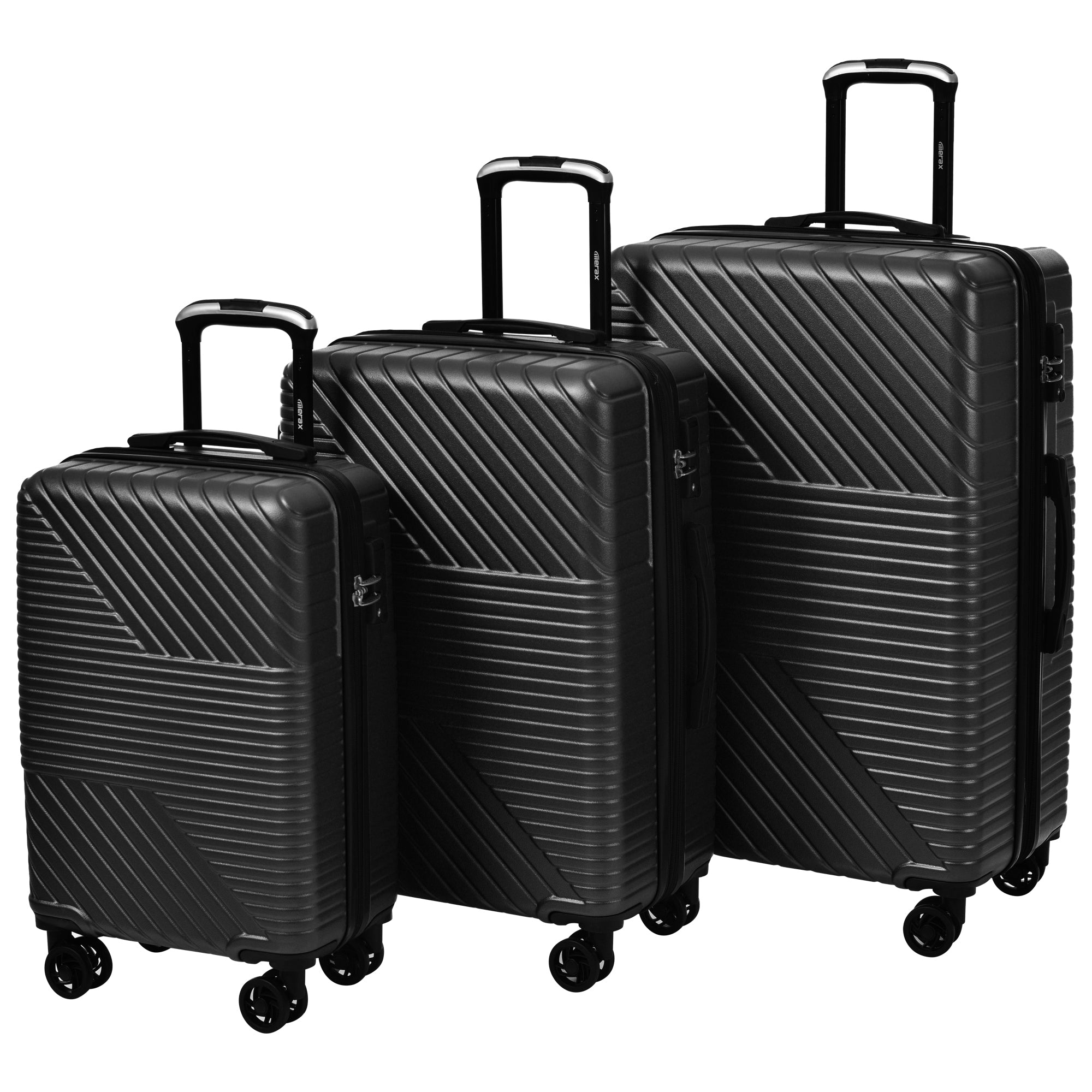 Hardshell Luggage Sets: Lightweight 20''24''28'' Suitcase with TSA Lock, 8 Wheels, and Double Spinner Technology