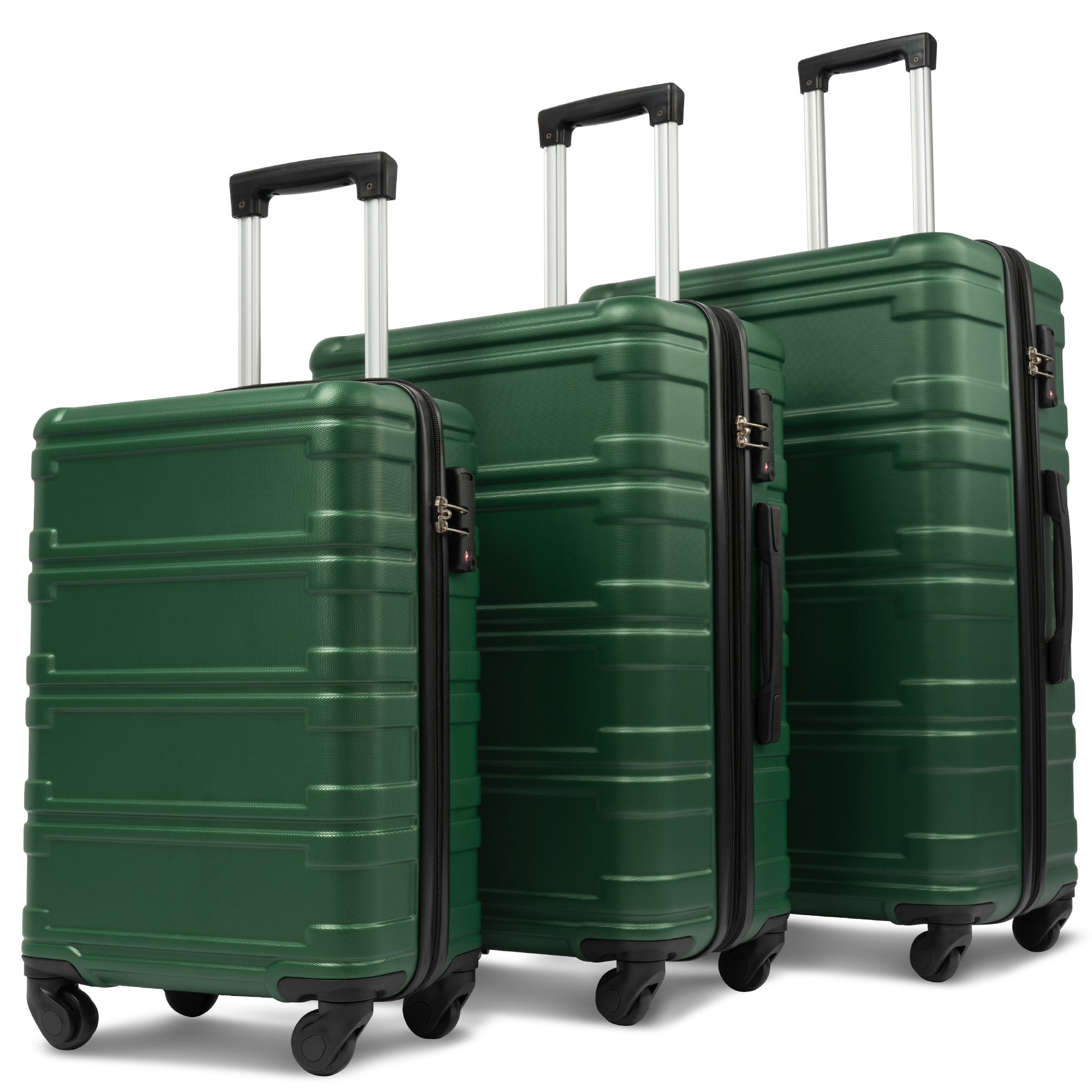 Hardshell Luggage Sets: 3 Pcs Spinner Suitcase with TSA Lock | Lightweight & Durable | 20''24''28'' Size | Ideal for Travel | Available in Various Colors