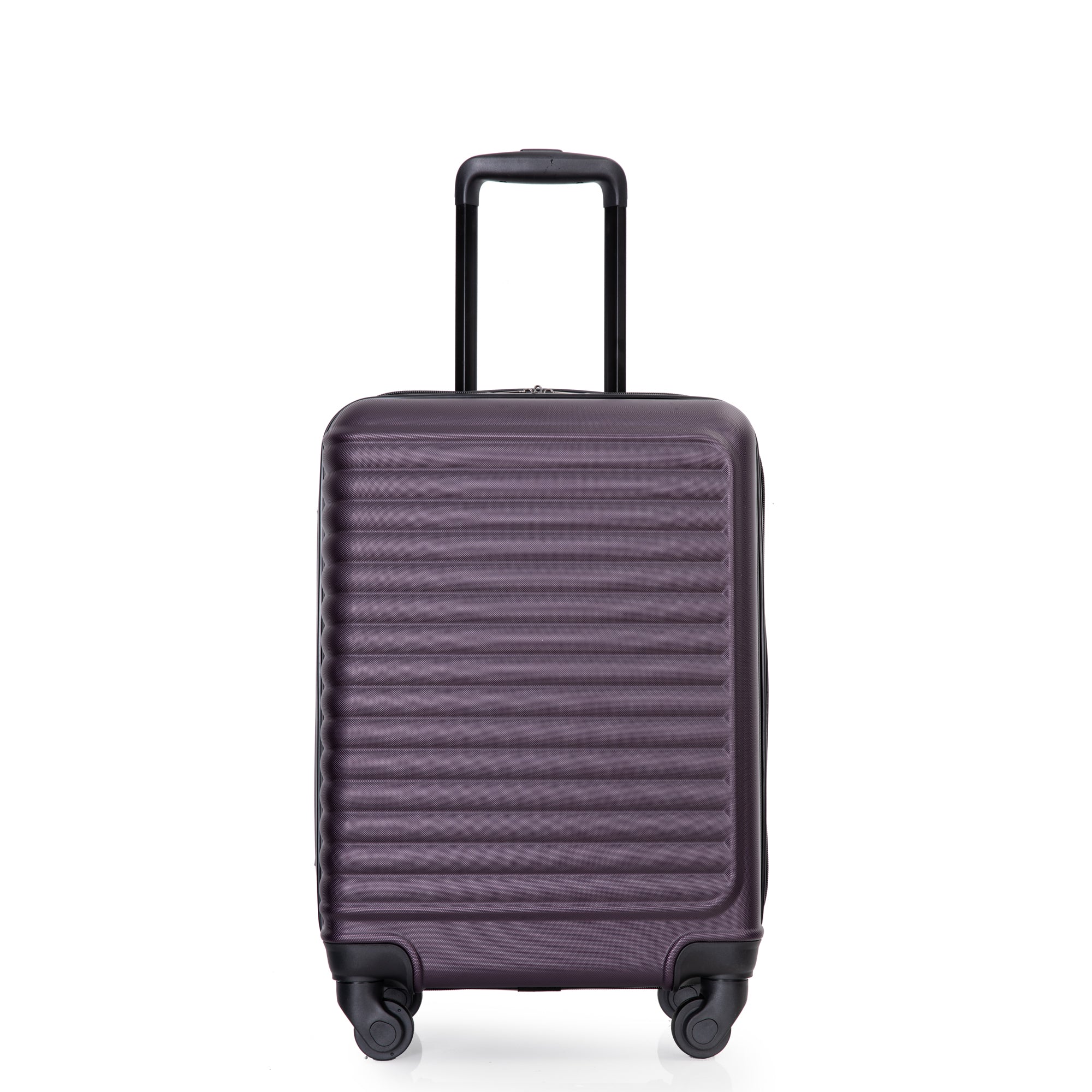 20" Carry on Luggage Lightweight Spinner Suitcase, Purple, Easy Mobility