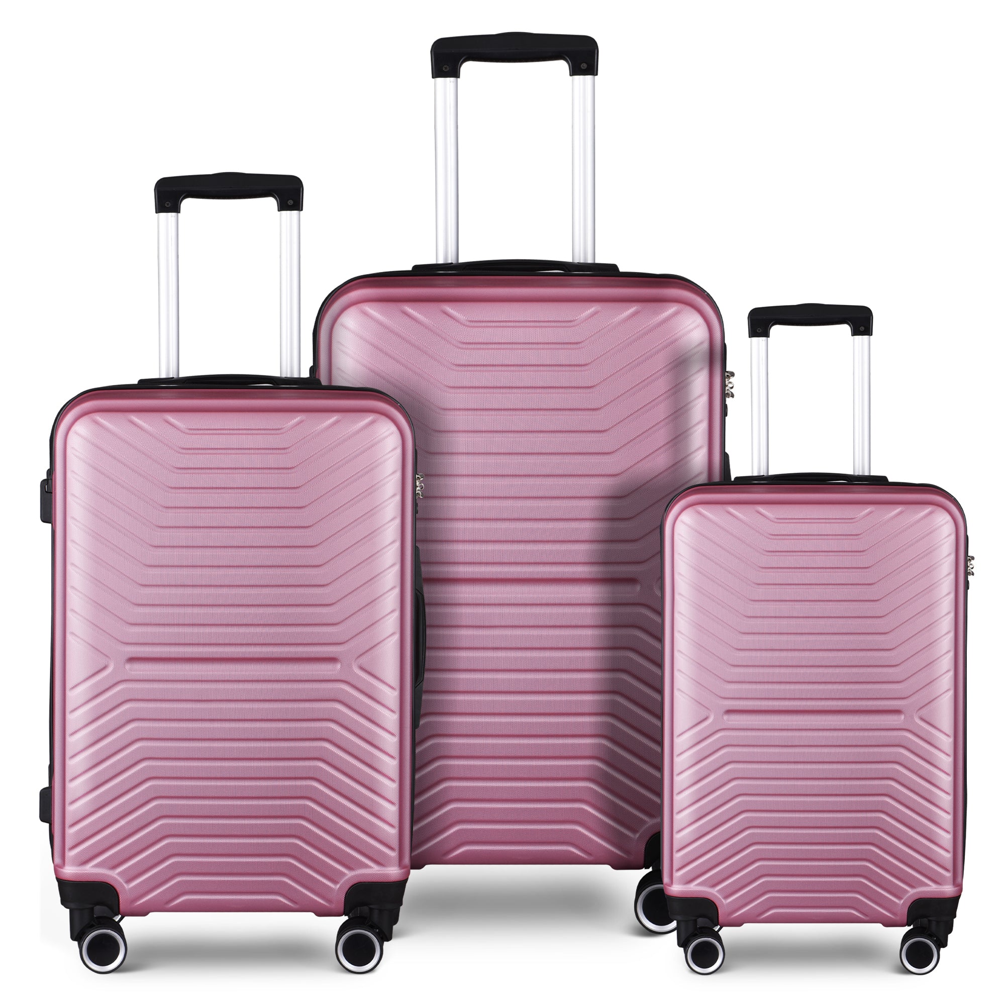 Luggage Sets - Expandable ABS Hardshell 3pcs - Clearance Hardside Lightweight Durable Suitcase Sets - Spinner Wheels - TSA Lock - 20in/24in/28in