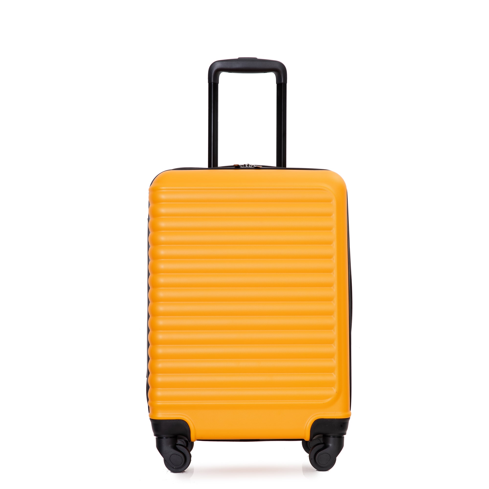 20" Carry on Luggage, Lightweight Suitcase, Spinner Wheels, Orange