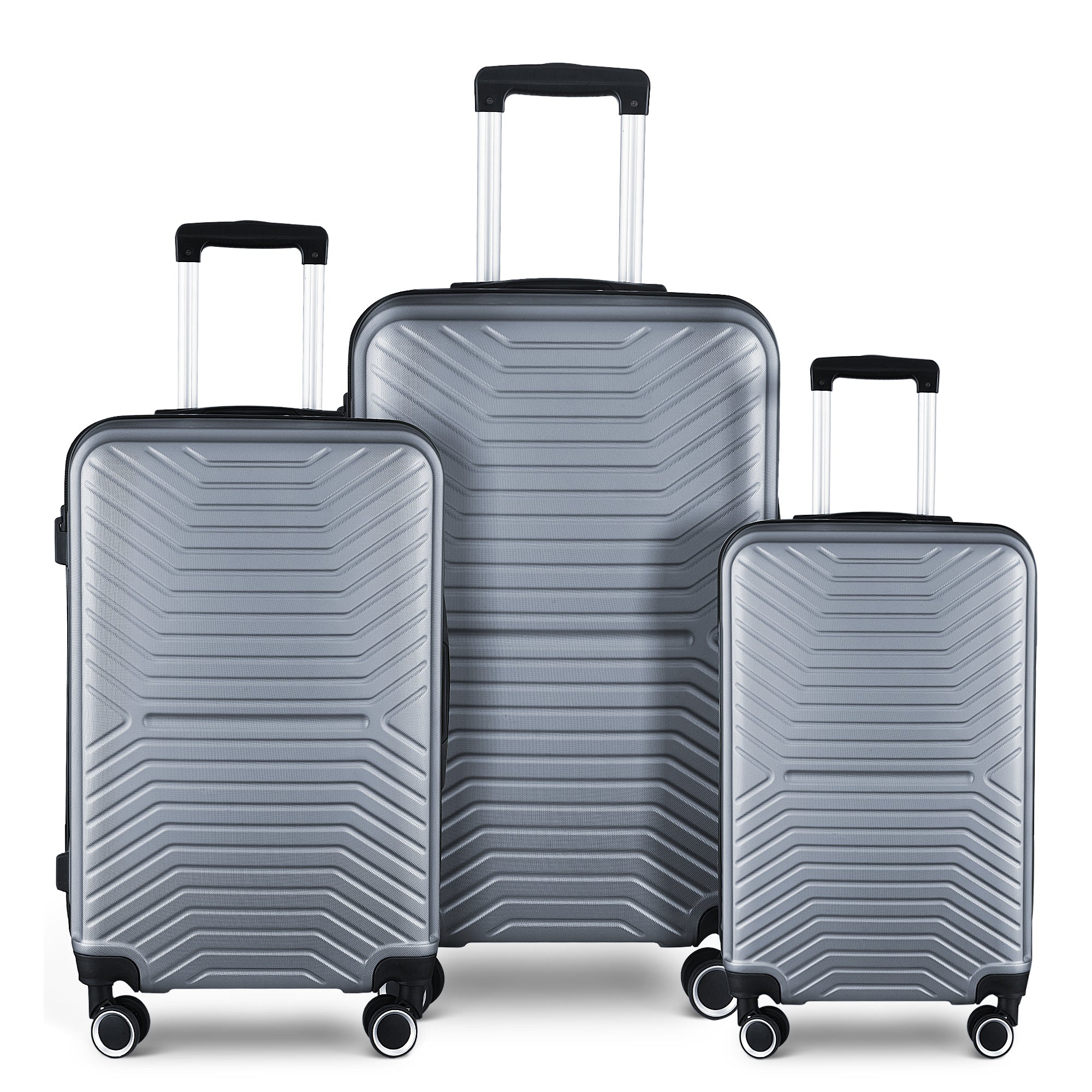 Luggage Sets | Expandable ABS Hardshell 3pcs | Clearance Hardside Lightweight Suitcase Sets | Spinner Wheels, TSA Lock | 20in/24in/28in Sizes